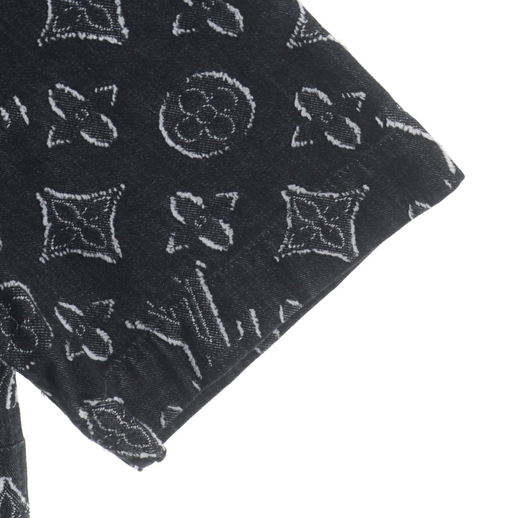 LOUIS VUITTON(ルイヴィトン) 23AW モノグラム ショートスリーブ シャンブレー 半袖シャツ ブラック RM232 ARS HPS73W