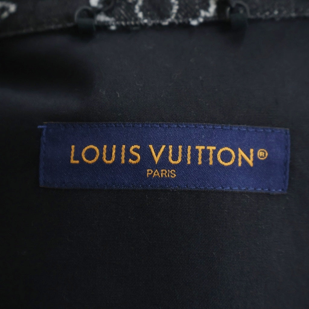 LOUIS VUITTON(ルイヴィトン) 23AW モノグラム ショートスリーブ シャンブレー 半袖シャツ ブラック RM232 ARS HPS73W