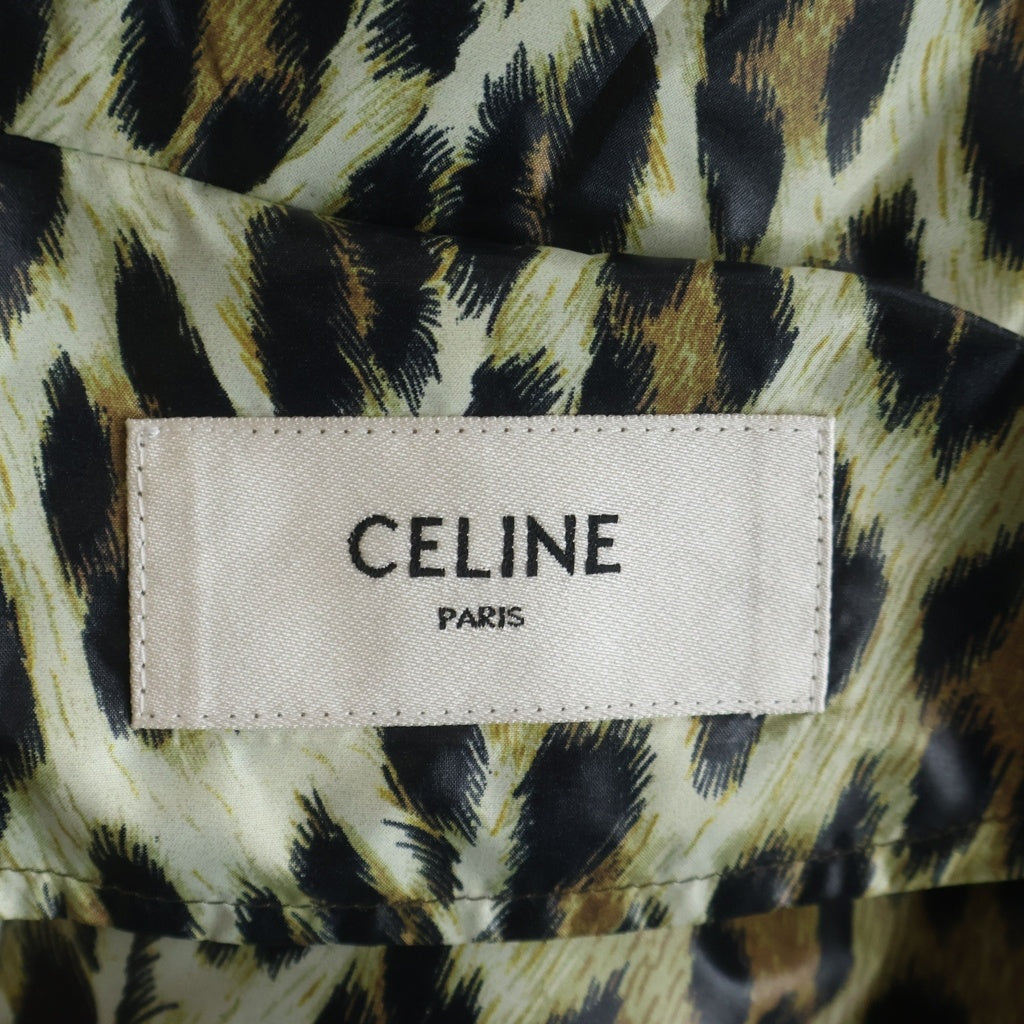 CELINE(セリーヌ) レオパード コーチジャケット ブラウン 2W181853I