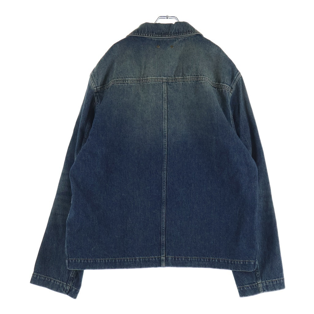 LOUIS VUITTON(ルイヴィトン) 23AW モノグラム ジップアップ ワークウェア デニムジャケット インディゴ RM232Q Y38 HPA46W