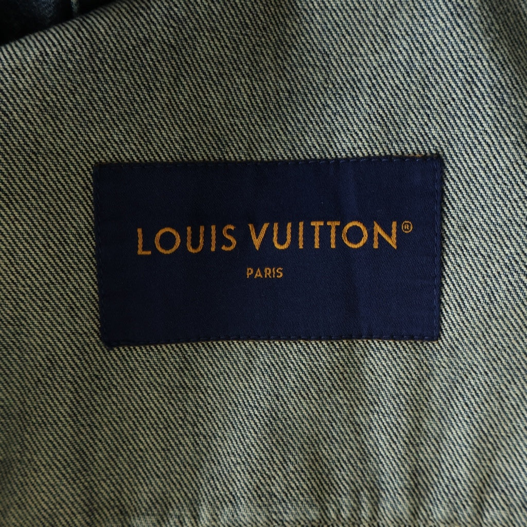 LOUIS VUITTON(ルイヴィトン) 23AW モノグラム ジップアップ ワークウェア デニムジャケット インディゴ RM232Q Y38 HPA46W