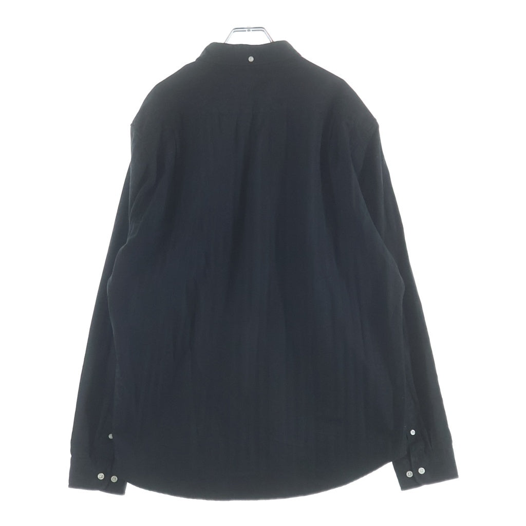 SUPREME(シュプリーム) 20AW Jacquard Stripe Twill Shirt ジャガード ストライプ ツウィル 長袖シャツ ブラック