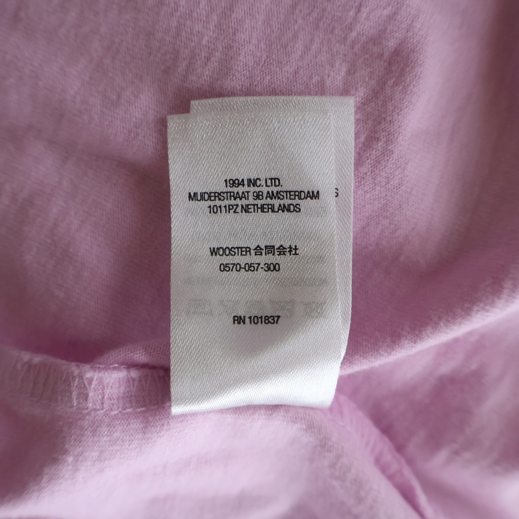 SUPREME(シュプリーム) 22SS Old English Glow S/S Top オールドイングリッシュ グロウ ロゴ刺繍 半袖Tシャツ ピンク