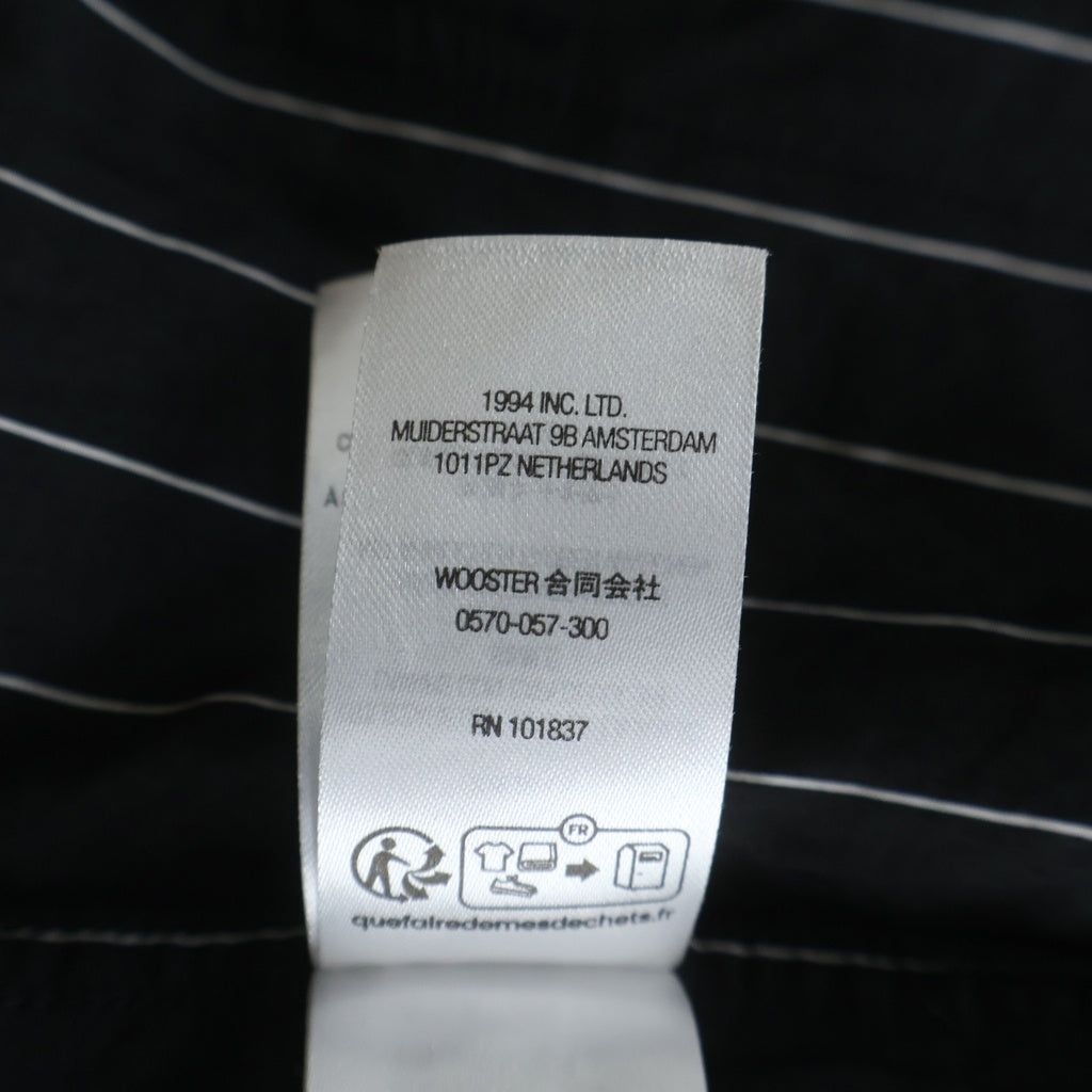 SUPREME(シュプリーム) 25SS Stripe S/S Palama Shirt ストライプ パジャマ 半袖シャツ ブラック