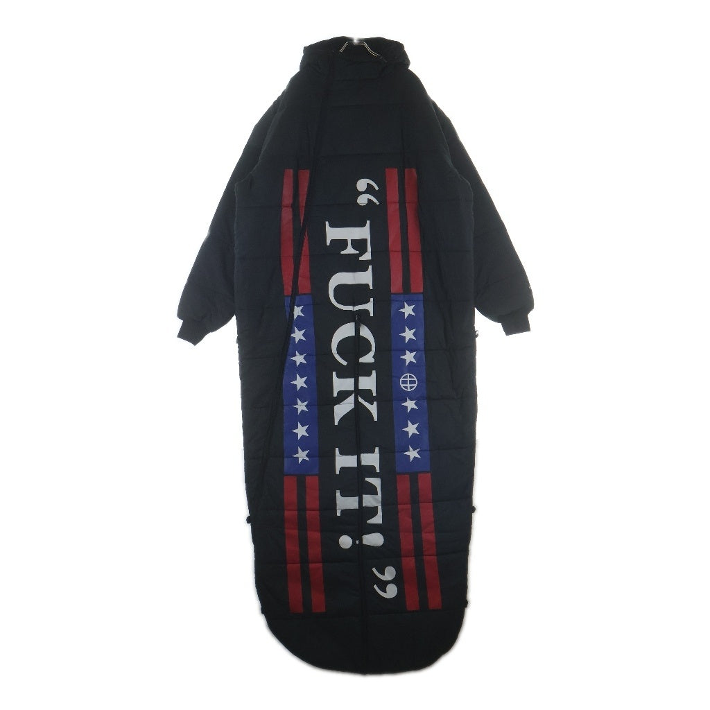 HUF(ハフ) 14AW FUCK IT FRIDAY SLEEPING BAG ファックイット フライデー アメリカンフラッグ スリーピングバッグ シュラフ 寝袋 ブラック