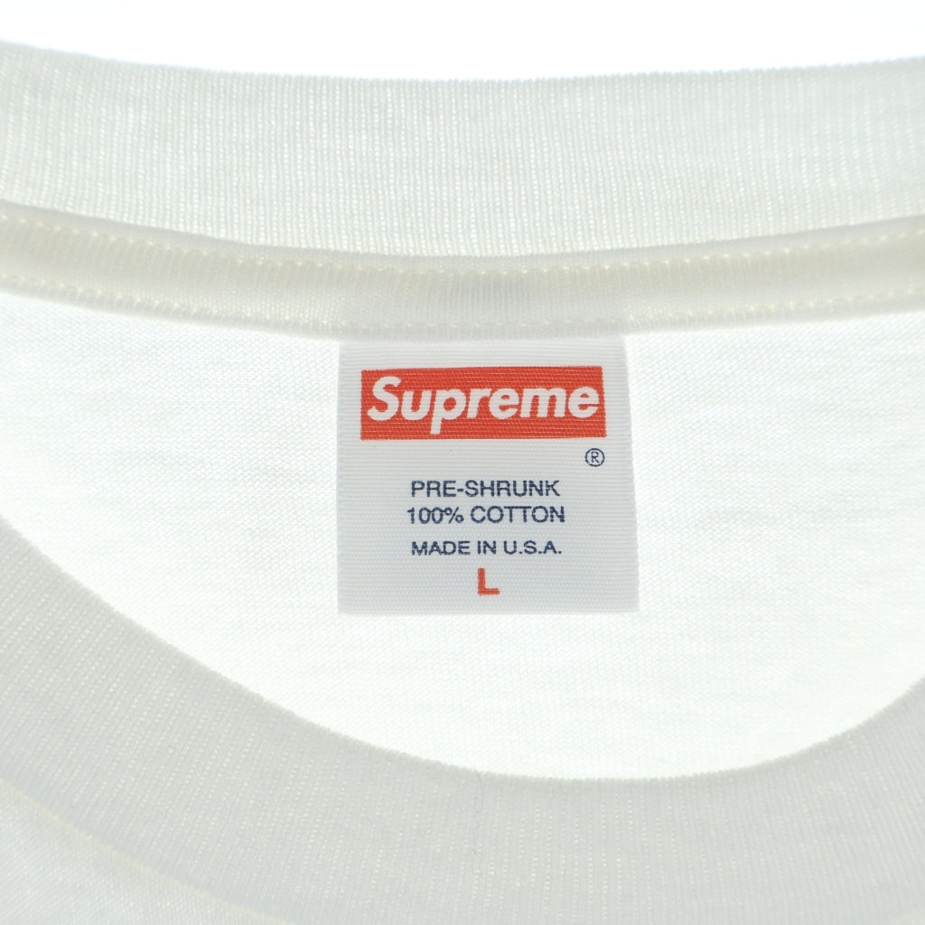 SUPREME(シュプリーム) 05SS × aNYthing A New York Thing Tee エニシング ア・ニューヨーク・シングス フロントプリント クルーネック 半袖Tシャツ カットソー ホワイト