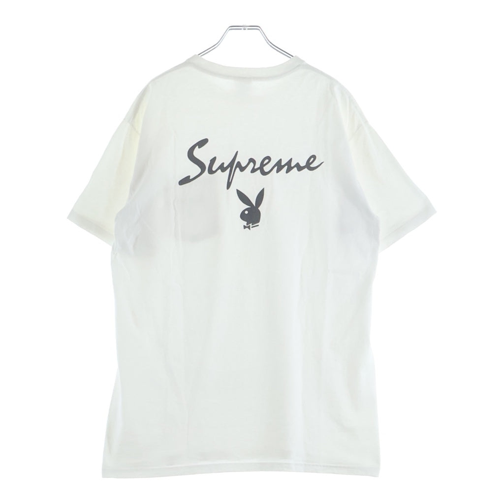SUPREME(シュプリーム) 11SS × Playboy Pocket Tee プレイボーイ ロゴプリント ポケット半袖Tシャツ カットソー ホワイト