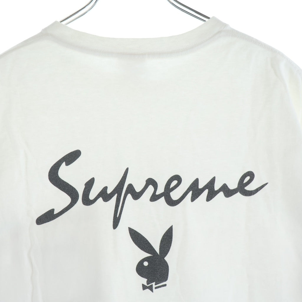 SUPREME(シュプリーム) 11SS × Playboy Pocket Tee プレイボーイ ロゴプリント ポケット半袖Tシャツ カットソー ホワイト