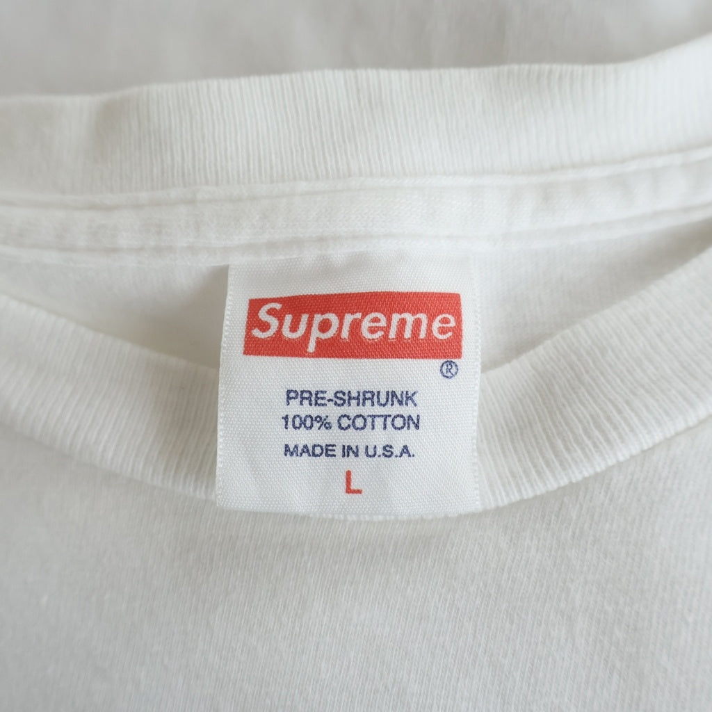SUPREME(シュプリーム) 11SS × Playboy Pocket Tee プレイボーイ ロゴプリント ポケット半袖Tシャツ カットソー ホワイト