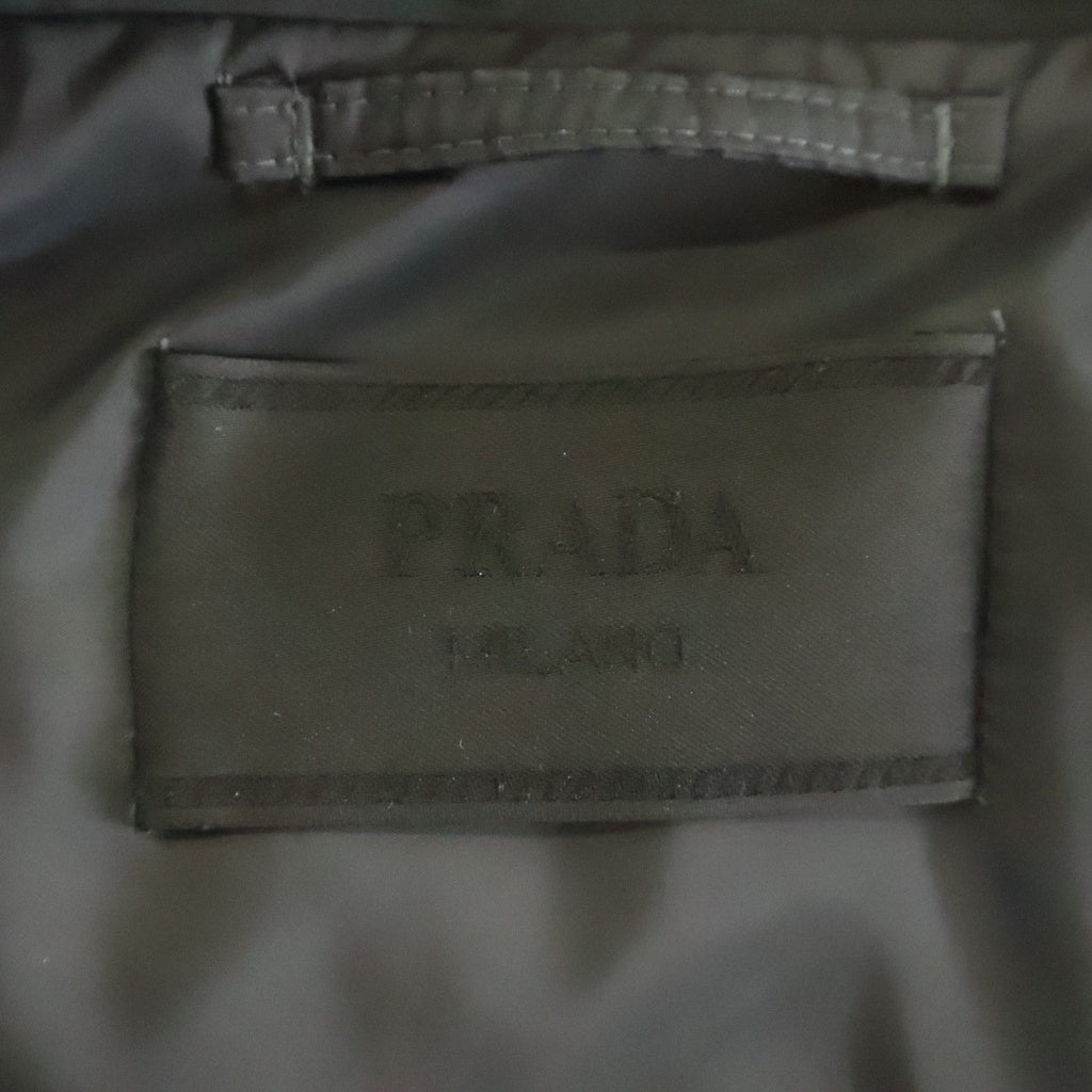 PRADA(プラダ) PIUMINO Jacket トライアングルロゴ パッチ ダウンジャケット ブラック SGH070