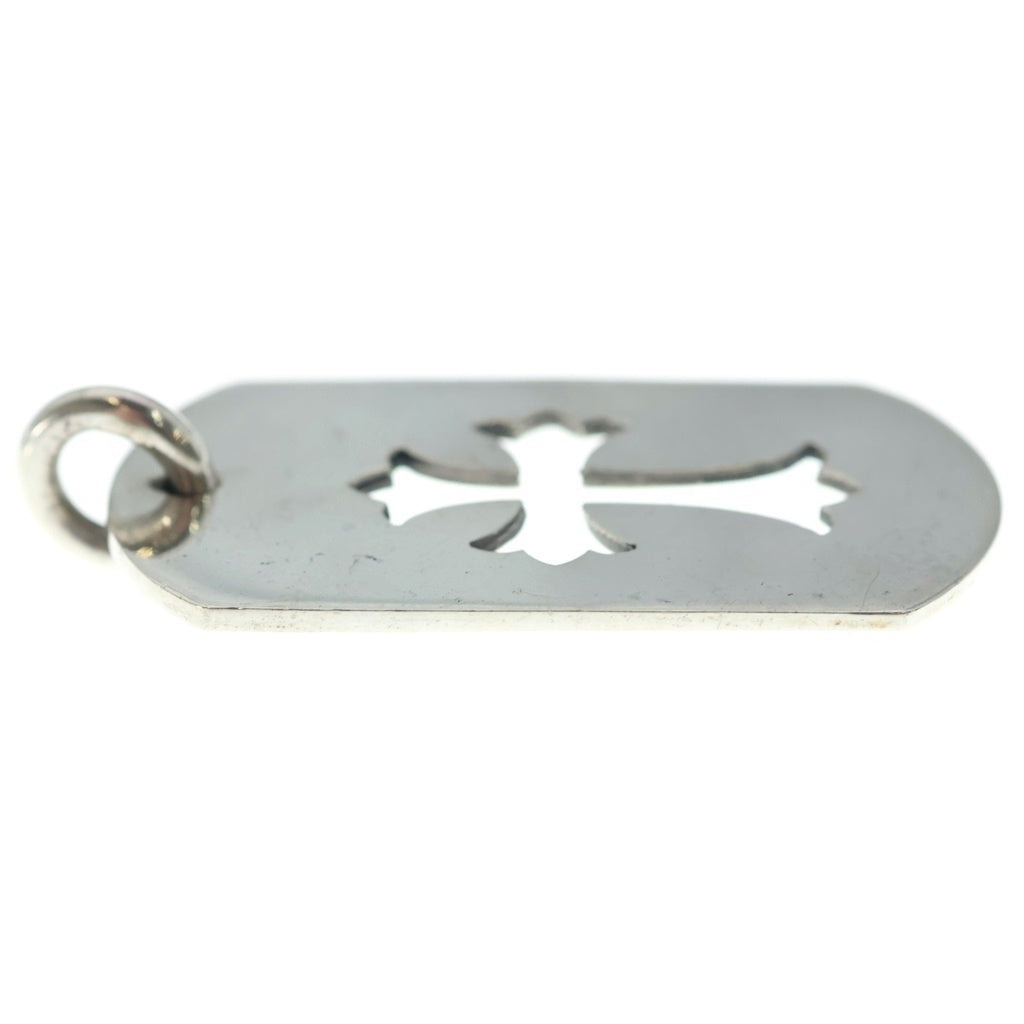 CHROME HEARTS(クロムハーツ) D TAG LRG CO CRS カットアウトクロスドッグタグ ラージ ペンダントトップ シルバー BCA239