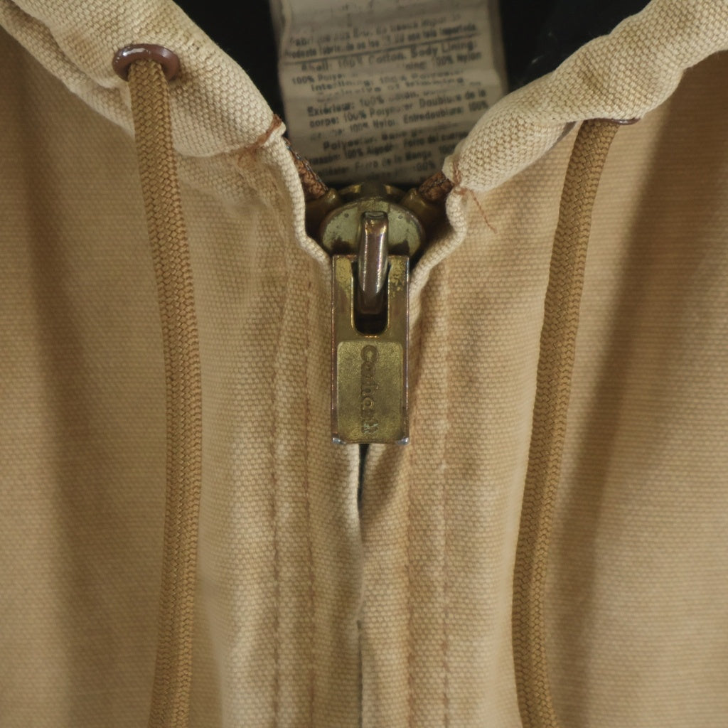 CARHARTT カーハート ACTIVE JACKET アクティブ 中綿 ダック ジップアップ フード ジャケット ブラウン CARHARTT(カーハート) ACTIVE JACKET アクティブ 中綿 ダック ジップ
