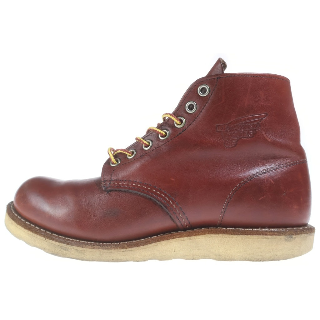 RED WING(レッド ウイング) 2011年製 6INCH PLAIN TOE IRISH SETTER プレーントゥ アイリッシュセッター レザー ハイカットブーツ ブラウン US7.5/25.5cm 9105