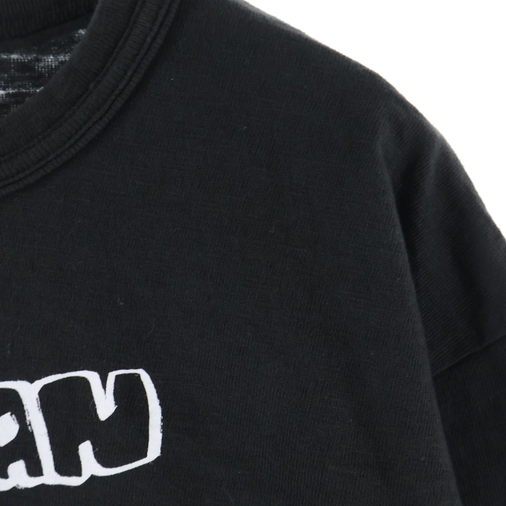 HUMAN MADE(ヒューマンメイド) Dry Alls Graphic Tee フロント プリント クルーネック 半袖Tシャツ カットソー ブラック H10604