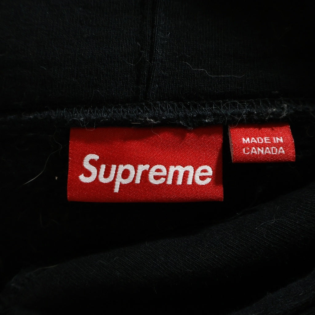 SUPREME(シュプリーム) 25SS Small Box Hooded Sweatshirt スモールボックス ロゴ プルオーバースウェットパーカー フーディ ブラック