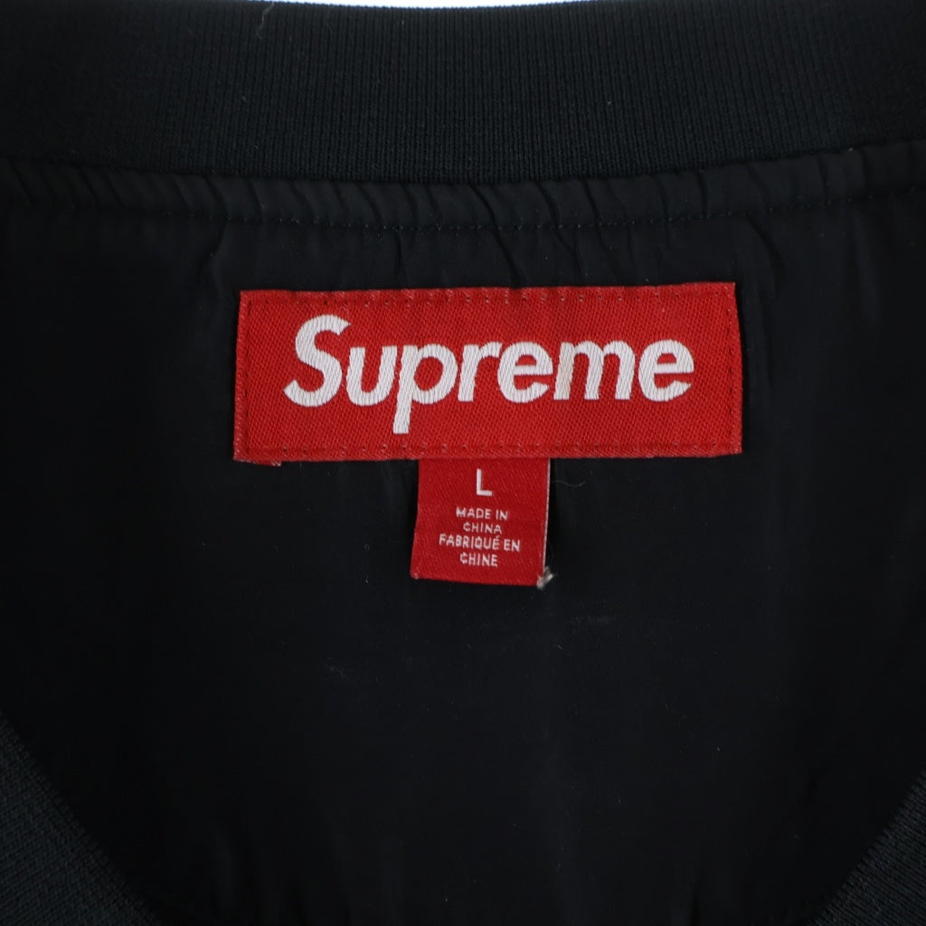 SUPREME(シュプリーム) 25AW Warthog Warm Up Pullover ウォートホッグ ウォームアップ ナイロン プルオーバートレーナー ブラック