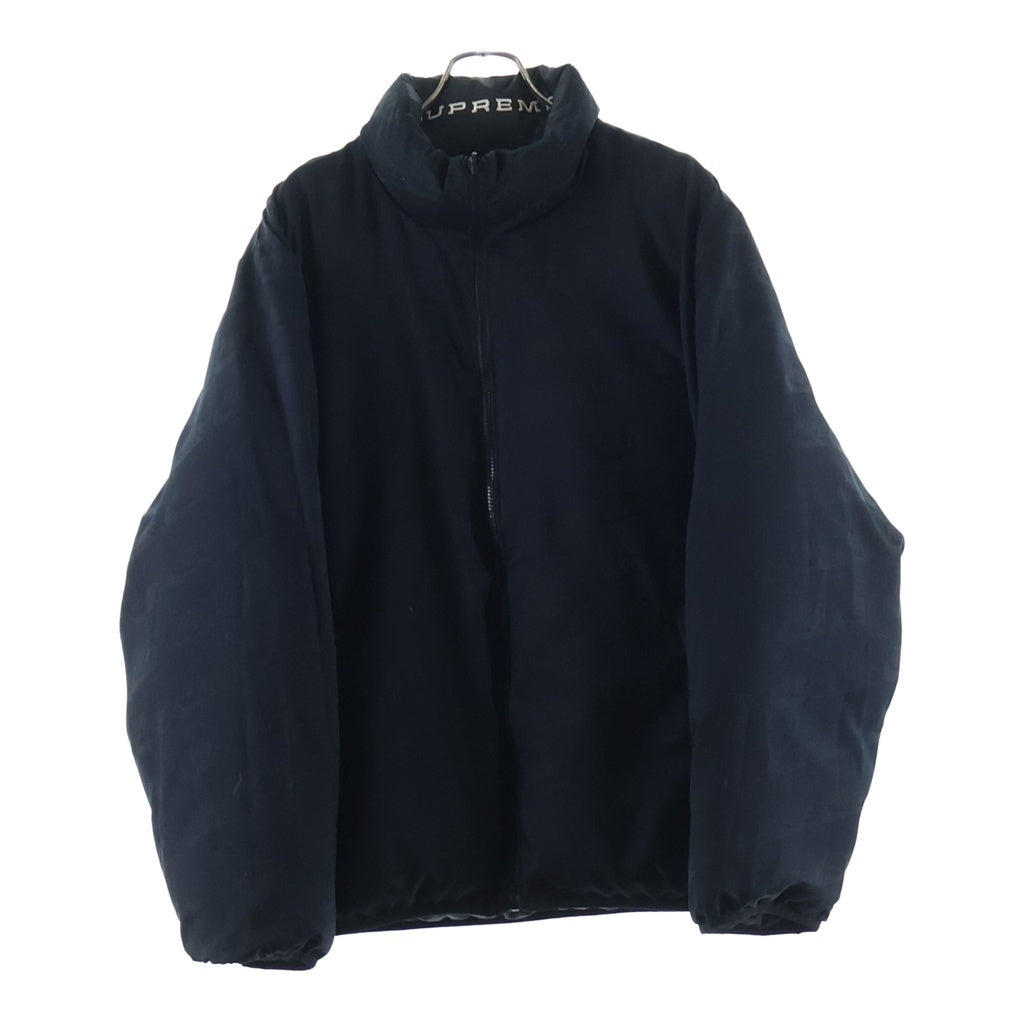 SUPREME(シュプリーム) 21SS × NIKE Reversible Puffy Jack ナイキ リバーシブル パフィー ジップアップ ダウンジャケット ブラック DB0494-010