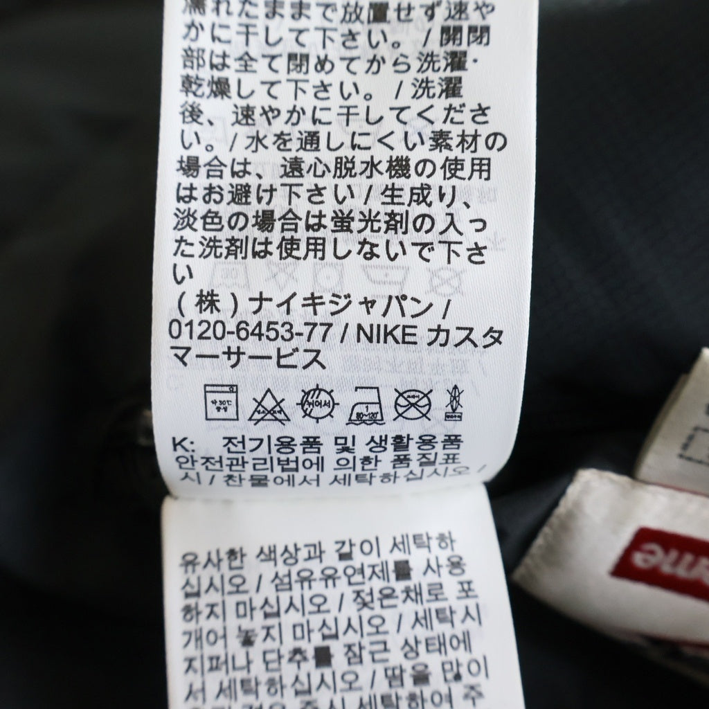 SUPREME(シュプリーム) 21SS × NIKE Reversible Puffy Jack ナイキ リバーシブル パフィー ジップアップ ダウンジャケット ブラック DB0494-010