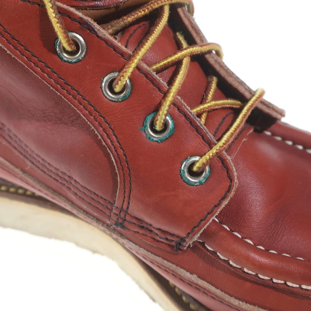 RED WING(レッド ウイング) 2004年製 50th 6INCH CLASSIC MOC TOE BOOTS IRISH SETTER 1951 50周年モデル 犬タグ アイリッシュセッター モックトゥ ハイカットレザーブーツ ブラウン
