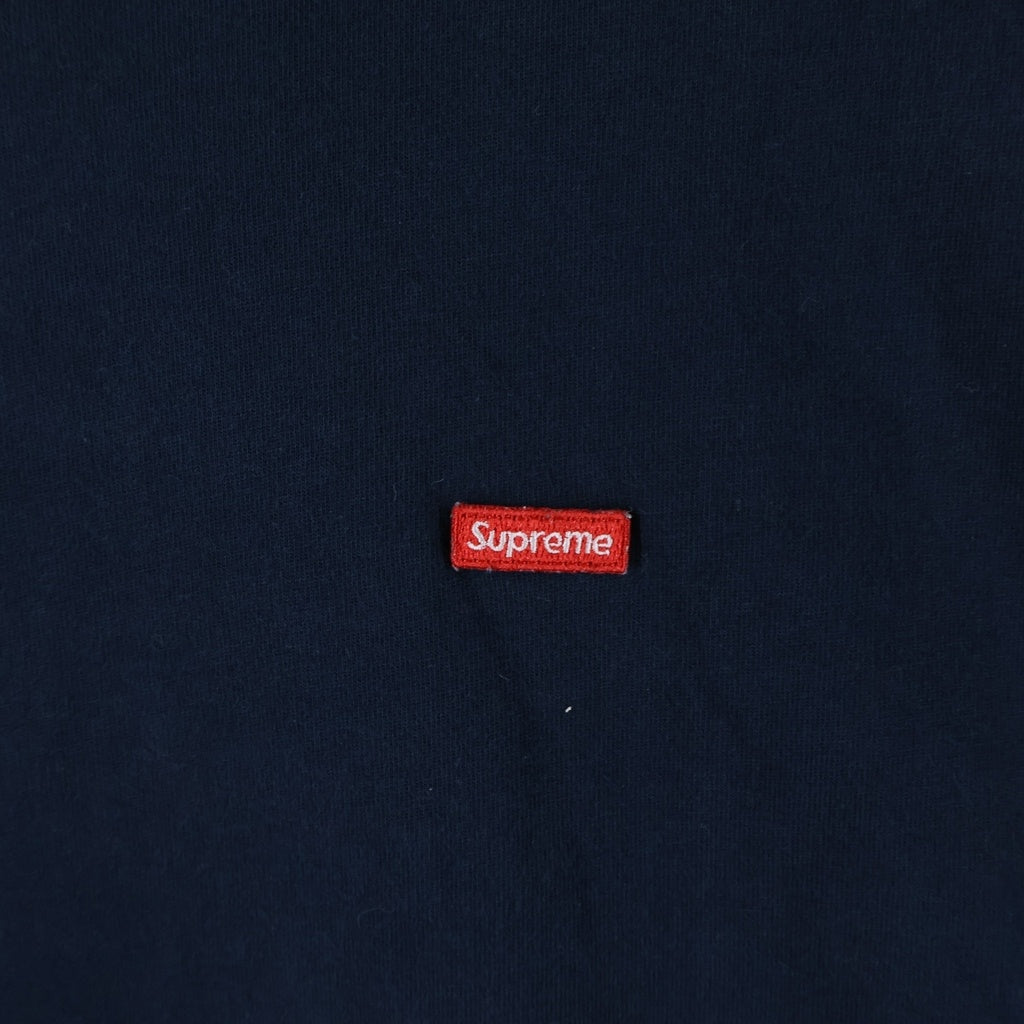 SUPREME(シュプリーム) 25SS Small Box Tee スモールボックス ロゴ クルーネック 半袖Tシャツ カットソー ネイビー