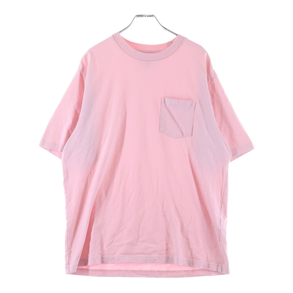 SUPREME(シュプリーム) 25SS S/S Pocket Tee フロントロゴエンブロイダリー クルーネック 半袖ポケットTシャツ カットソー ピンク