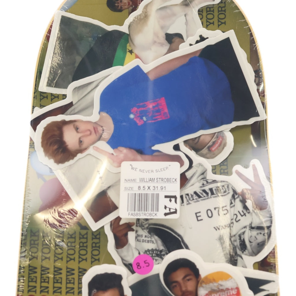 FUCKING AWESOME(ファッキンオーサム) William Strobeck Skateboard Deck ウィリアム ストローベック カスタムステッカーセット スケートボード デッキ マルチ