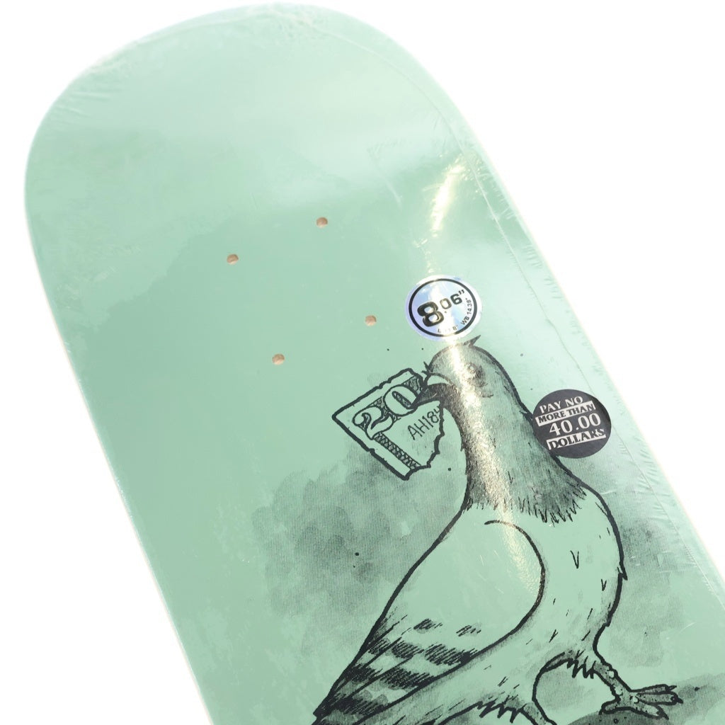 NO BRAND(ノーブランド) ANTI HIRO アンタイヒーロー × Todd Francis Budgie Price Point Skateboard Deck トッド・フランシス バッジープライスポイント アートスケートボード デッキ