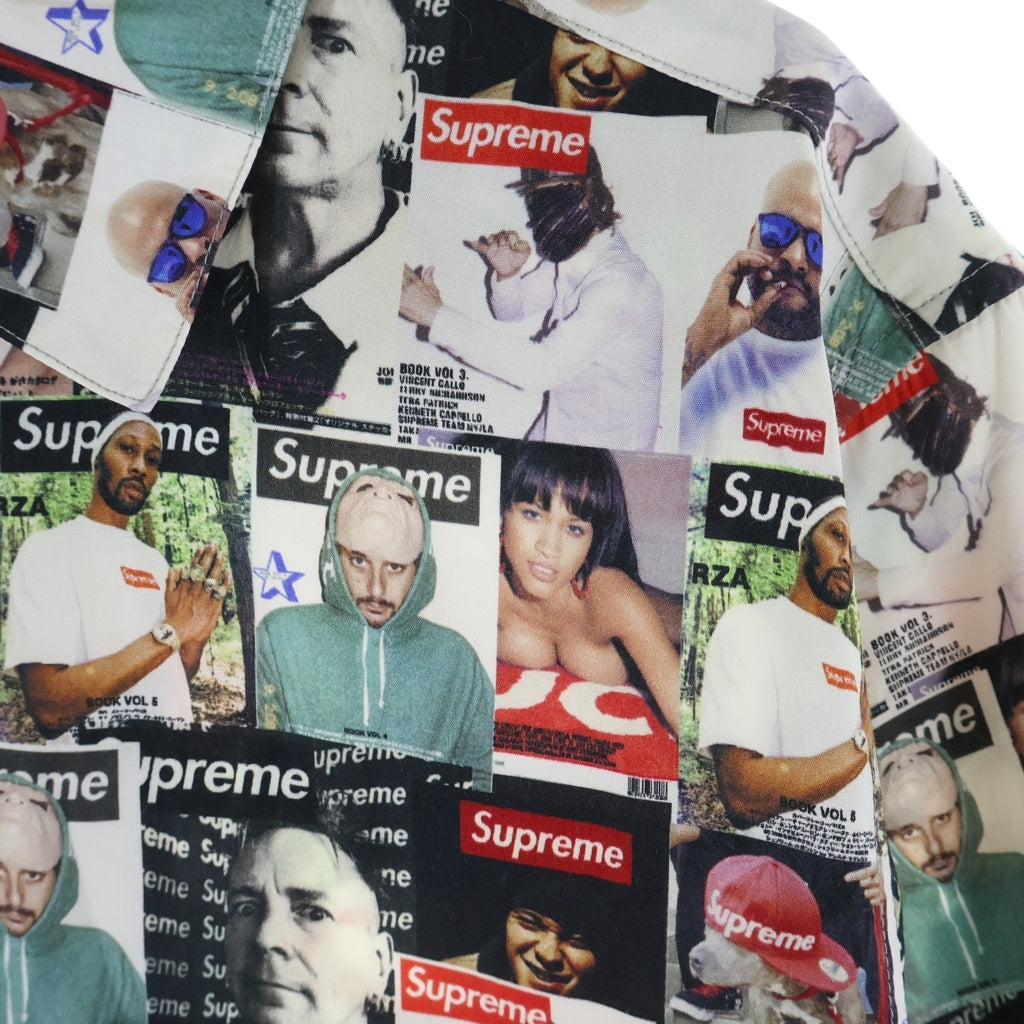 SUPREME(シュプリーム) 23SS Magazin S/S Shirt マガジン 総柄プリント 半袖レーヨンシャツ マルチ