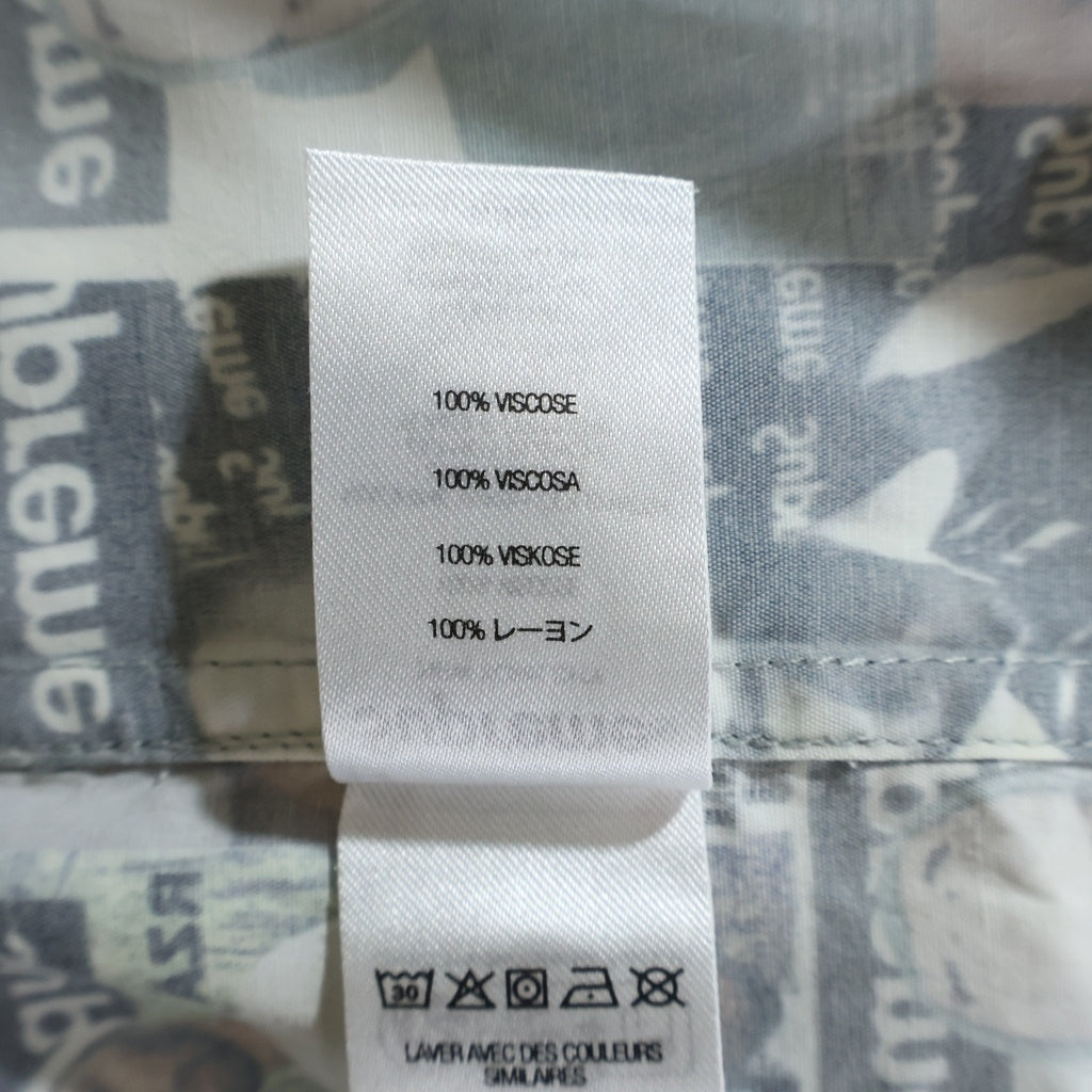 SUPREME(シュプリーム) 23SS Magazin S/S Shirt マガジン 総柄プリント 半袖レーヨンシャツ マルチ