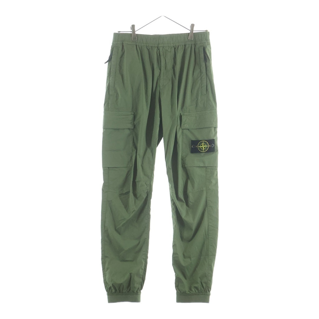 STONE ISLAND(ストーンアイランド) TYPE RE-T Cargo Pants ロゴワッペン付き カーゴパンツ カーキ 761531303