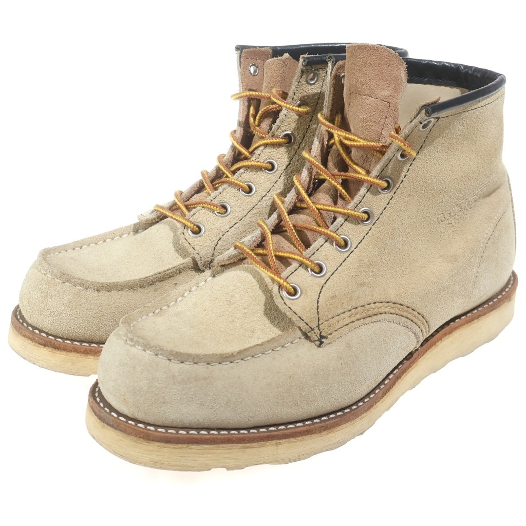 RED WING(レッド ウイング) 2008年製 6INTH CLASSIC MOC クラシックモック ハイカットシューズ レースブーツ スウェード ベージュ 8173