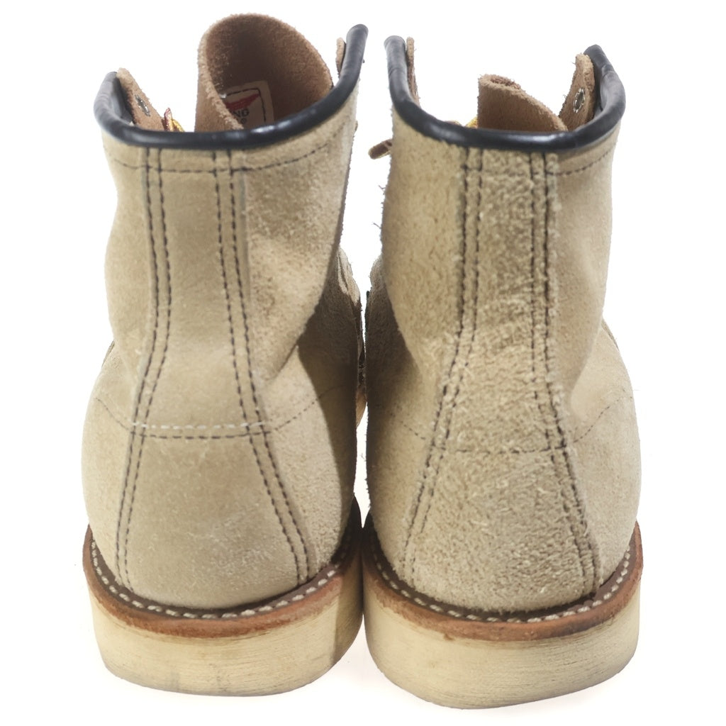 RED WING(レッド ウイング) 2008年製 6INTH CLASSIC MOC クラシックモック ハイカットシューズ レースブーツ スウェード ベージュ 8173