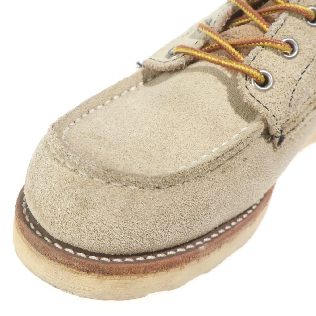 RED WING(レッド ウイング) 2008年製 6INTH CLASSIC MOC クラシックモック ハイカットシューズ レースブーツ スウェード ベージュ 8173