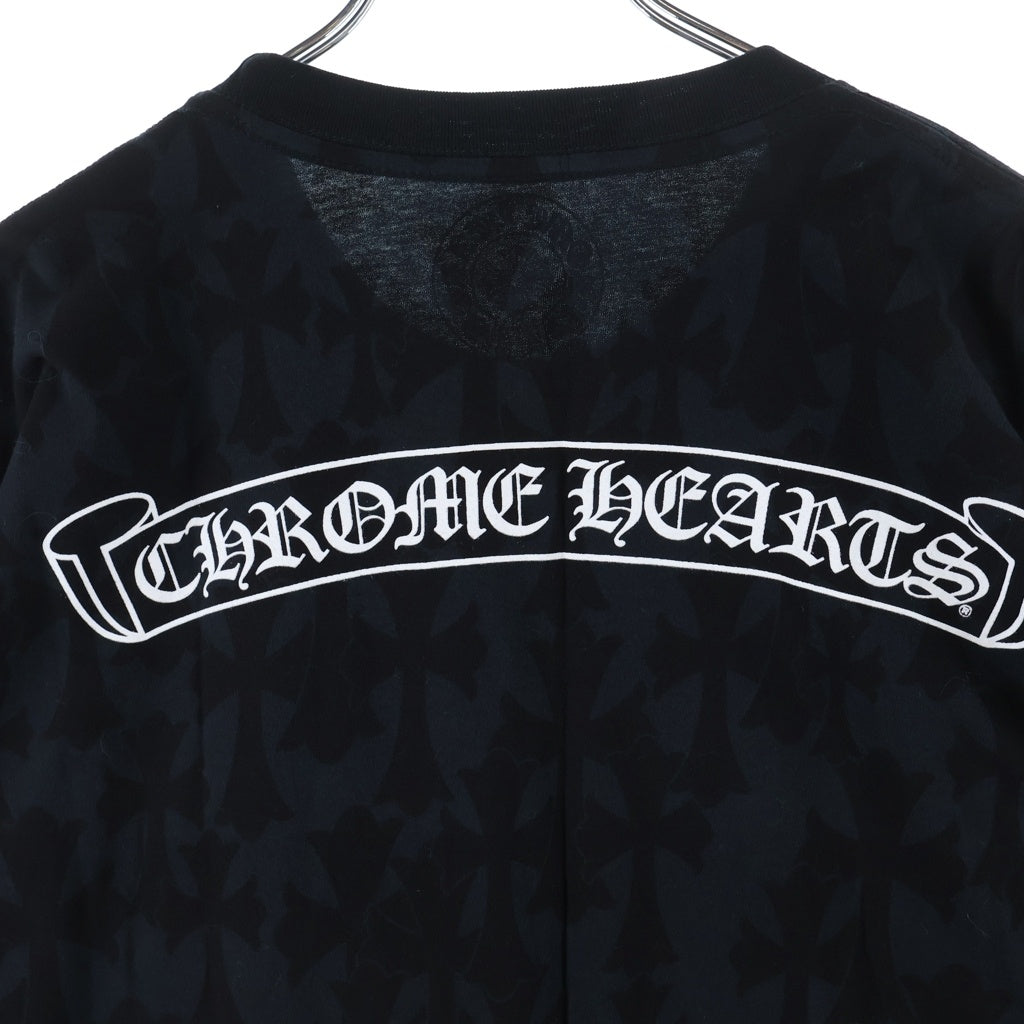 CHROME HEARTS(クロムハーツ) Graveyard Cemetery Cross S/S Tee グレイブヤードセメタリークロス半袖Tシャツ ブラック