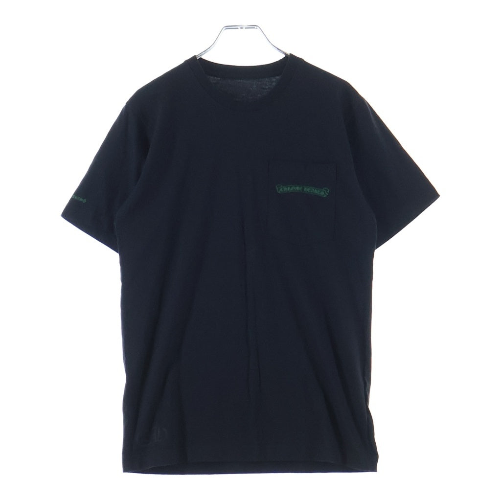 CHROME HEARTS(クロムハーツ) Back Cemetery CH S/S バックセメタリークロス プリント クルーネック 半袖Tシャツ カットソー ブラック