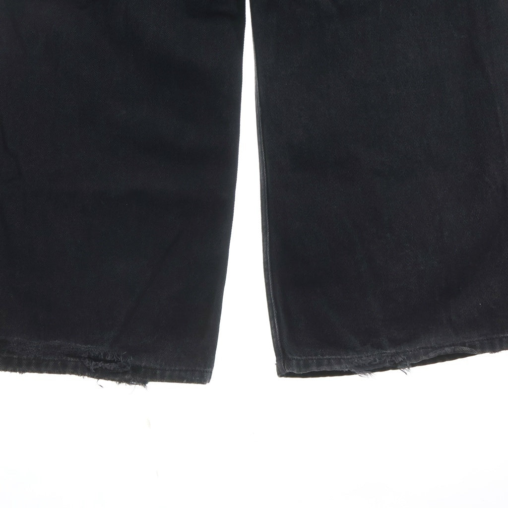 DIESEL(ディーゼル) Relaxed Jeans D-Rise リラックス Dライズ フェード加工 ウォッシュド ワイドデニム パンツ ジーンズ ブラック