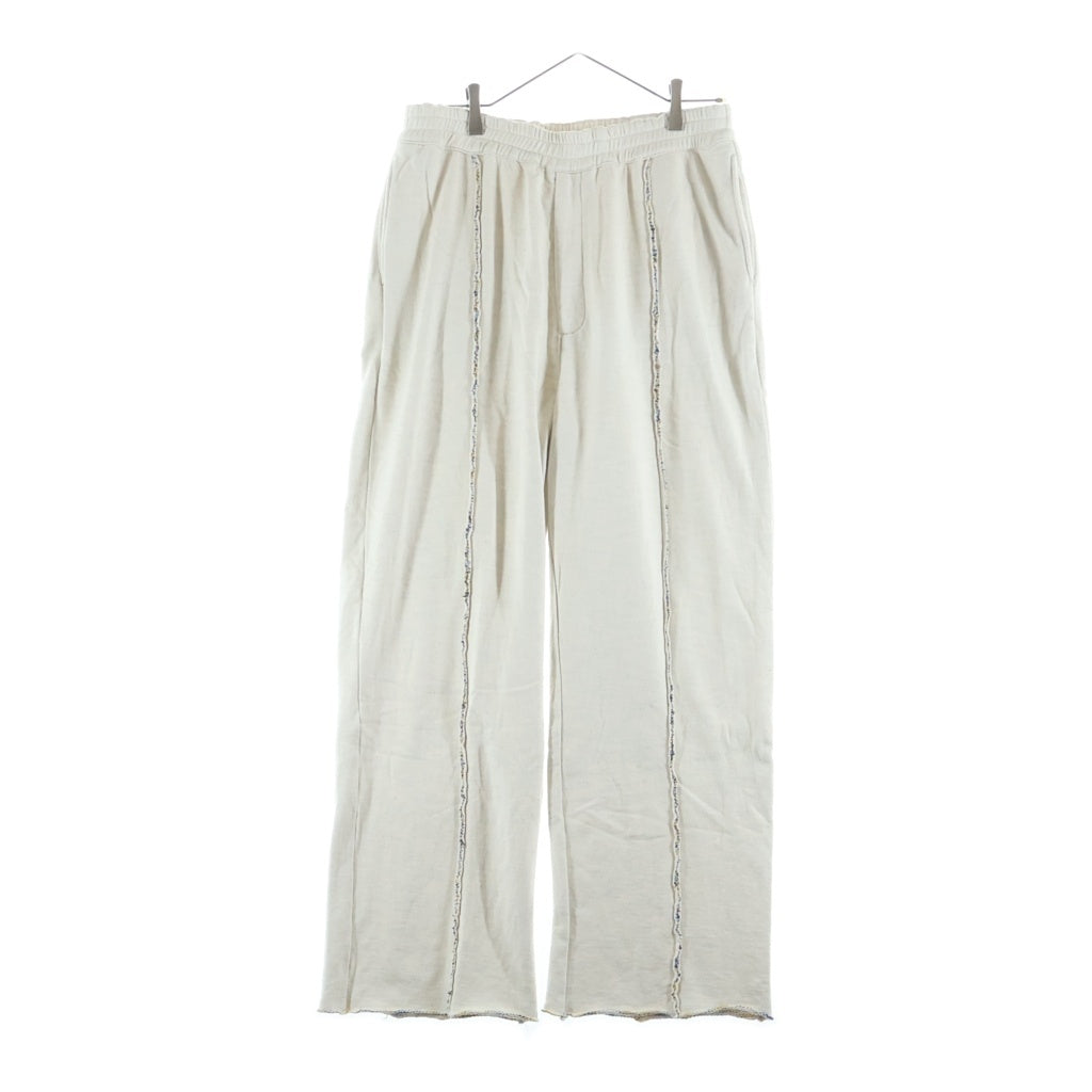 NO BRAND(ノーブランド) TUITACI(ツィタシ) 25SS 裏地メランジ ニットパンツ アイボリー T25SS-C08