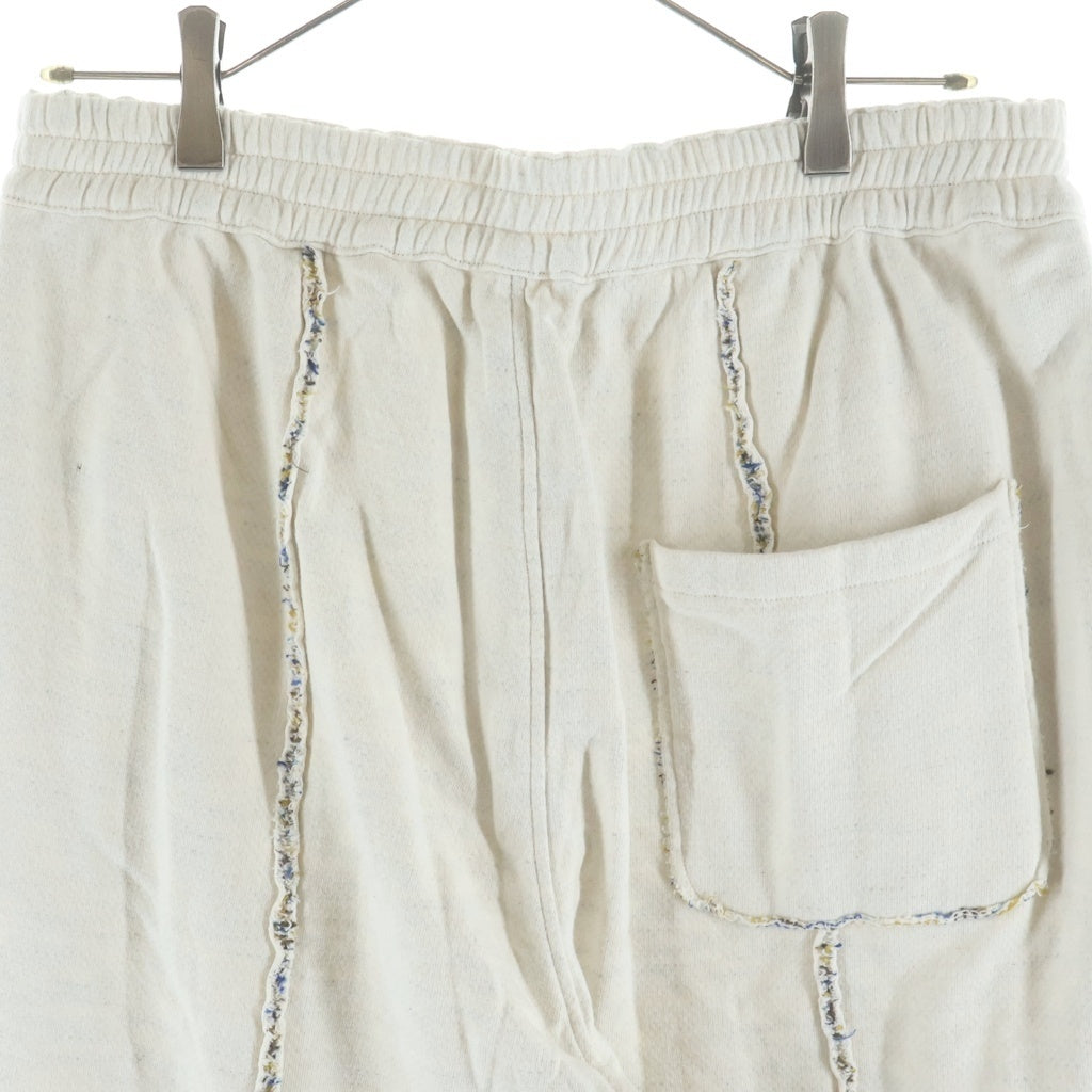 NO BRAND(ノーブランド) TUITACI(ツィタシ) 25SS 裏地メランジ ニットパンツ アイボリー T25SS-C08