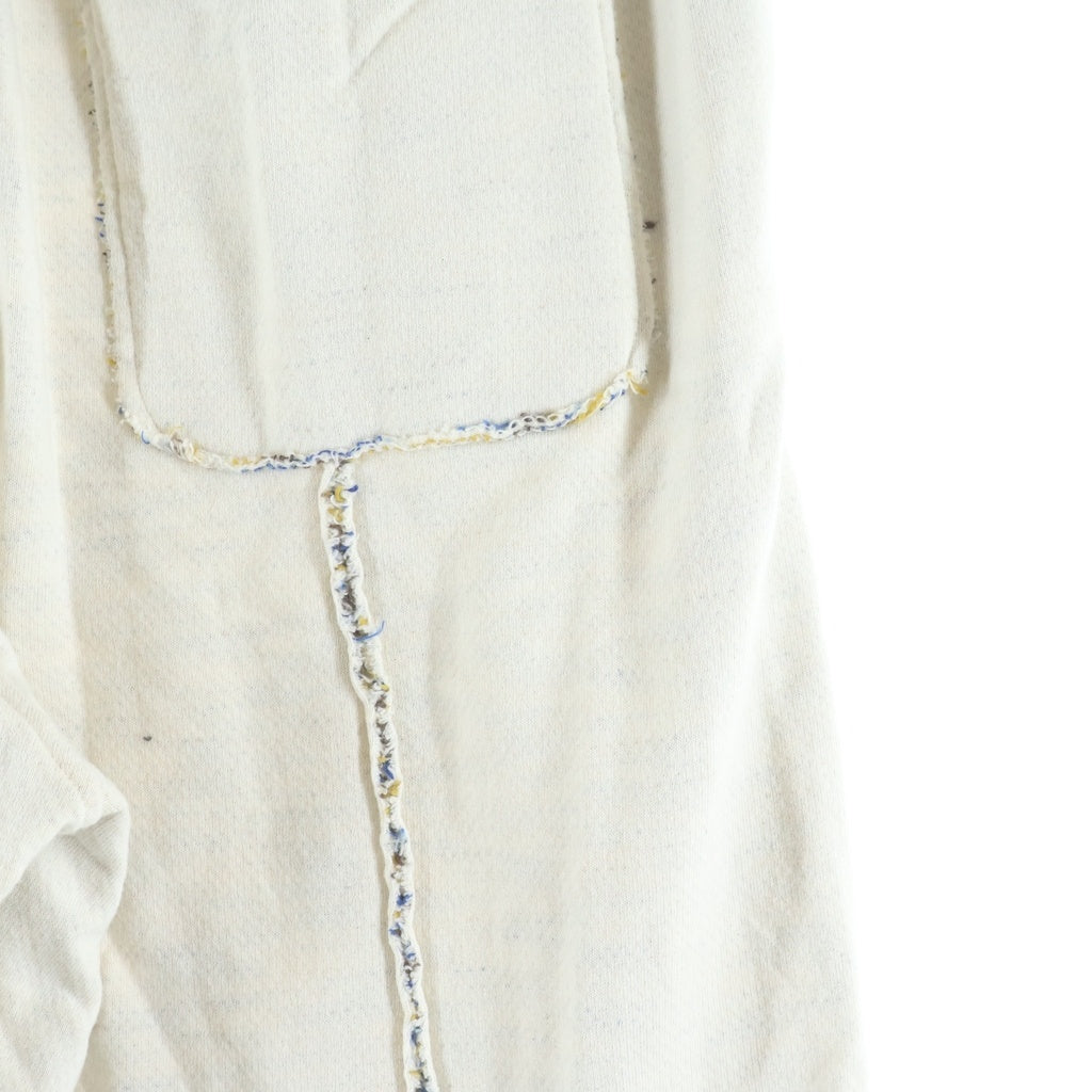NO BRAND(ノーブランド) TUITACI(ツィタシ) 25SS 裏地メランジ ニットパンツ アイボリー T25SS-C08