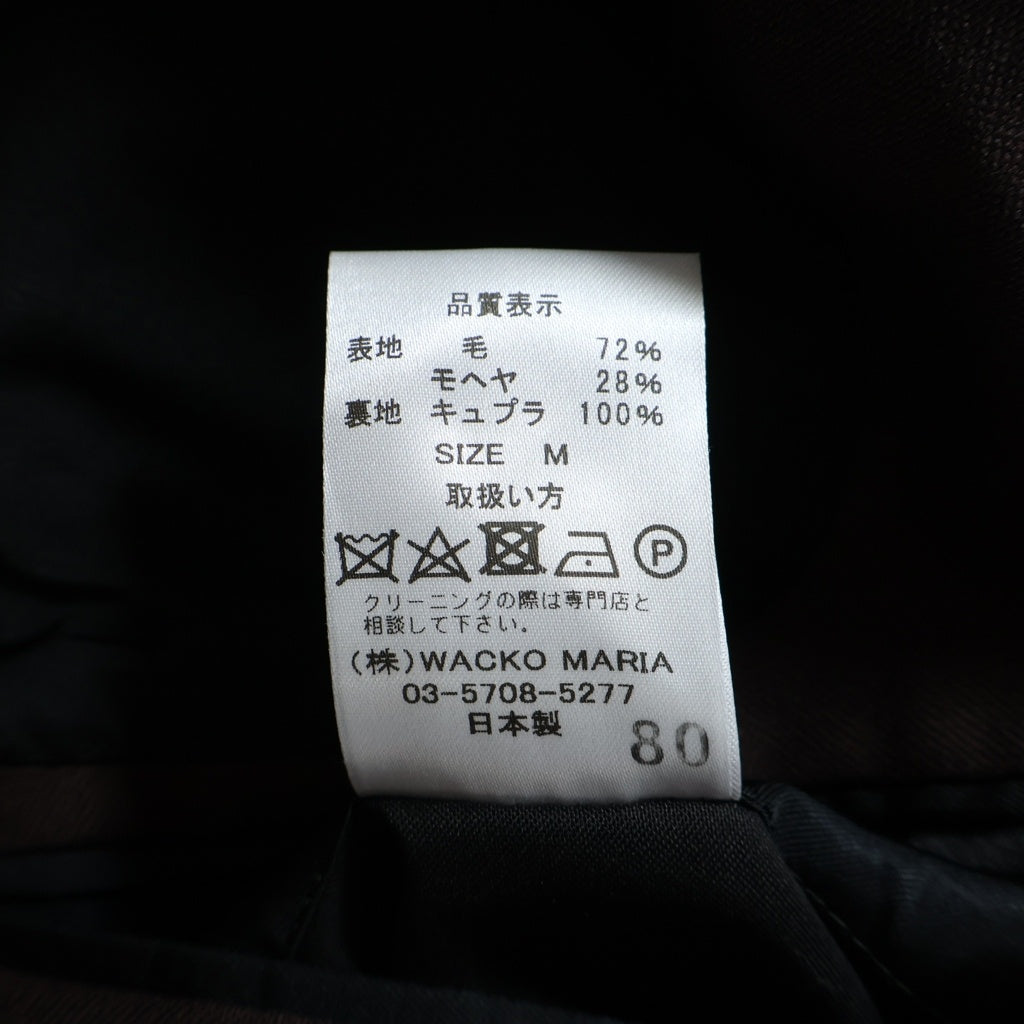 WACKO MARIA(ワコマリア) 22AW SINGLE BREASTED JACKET シングルブレステッド テーラードジャケット ブラウン