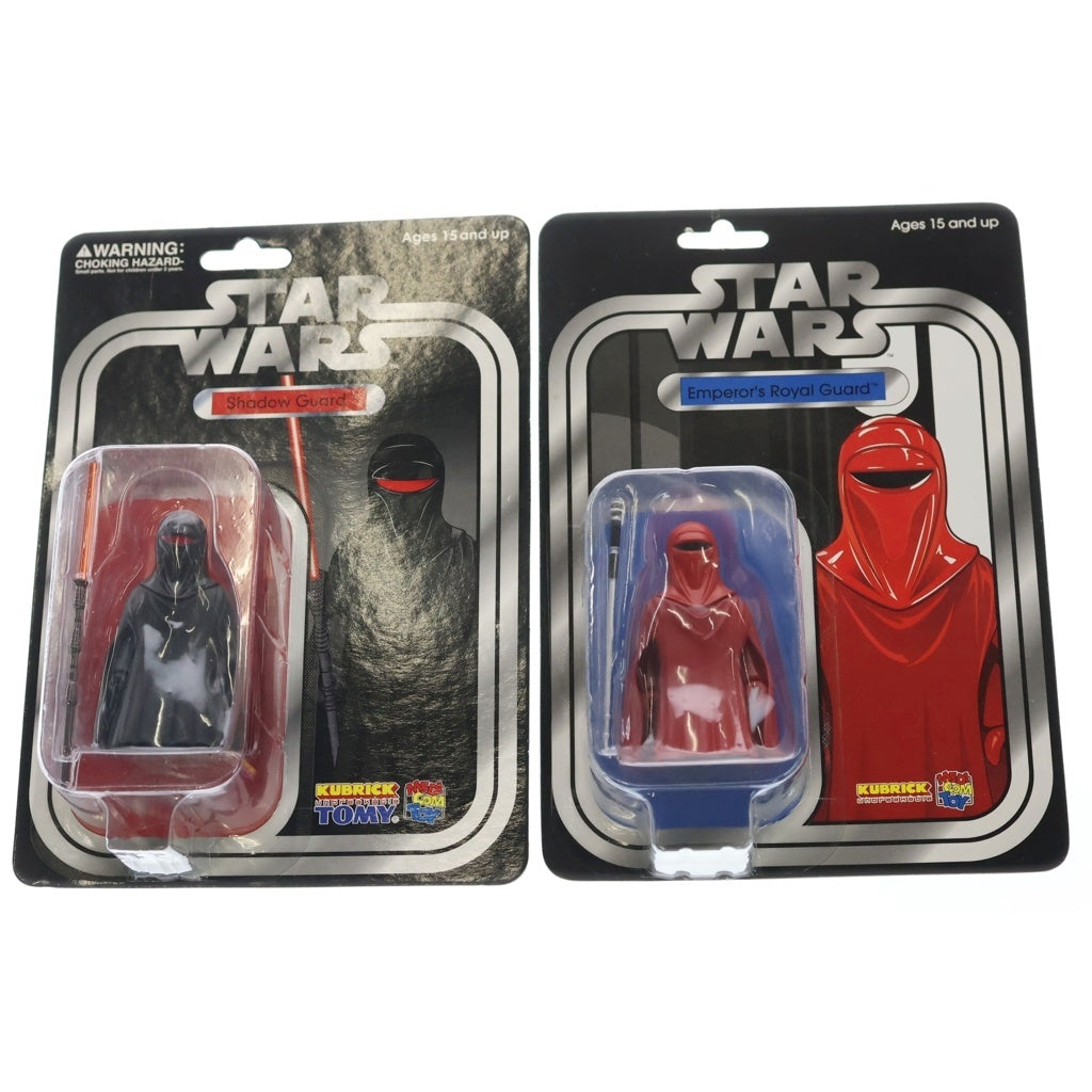 MEDICOM TOY(メディコムトイ) ×STARWARS KUBRICK Shadow Guard Emperors Royal Guard シャドウ ガード エンペラーズ ロイヤルガード 2個セット ブリスター フィギュア マルチ