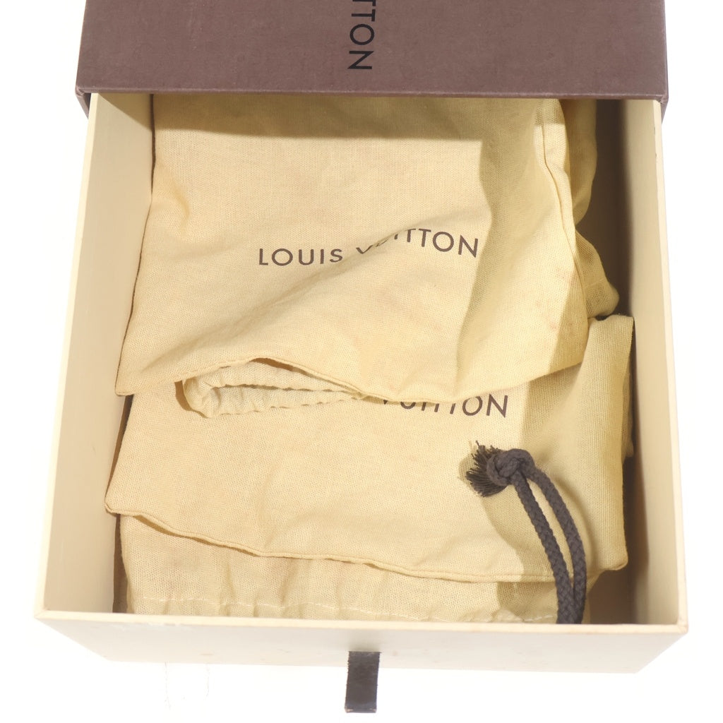 LOUIS VUITTON(ルイヴィトン) ロゴストラップリボン ハイヒール パンプス ブラウン レディース