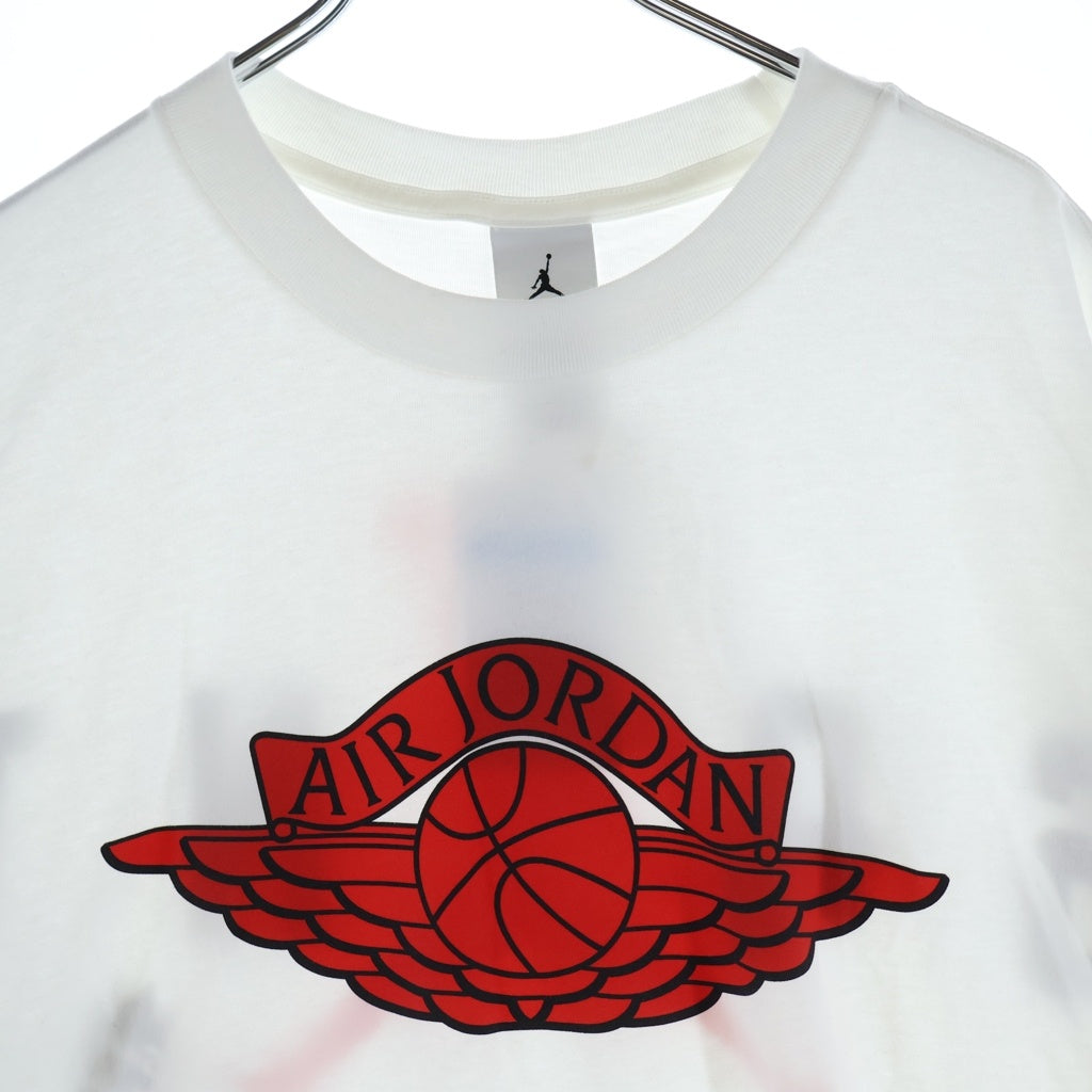 NIKE(ナイキ) 26SS × SAINT Mxxxxxx JORDAN SS TEE セントマイケル ジョーダンロゴ プリント クルーネック 半袖Tシャツ カットソー ホワイト FV4716-100