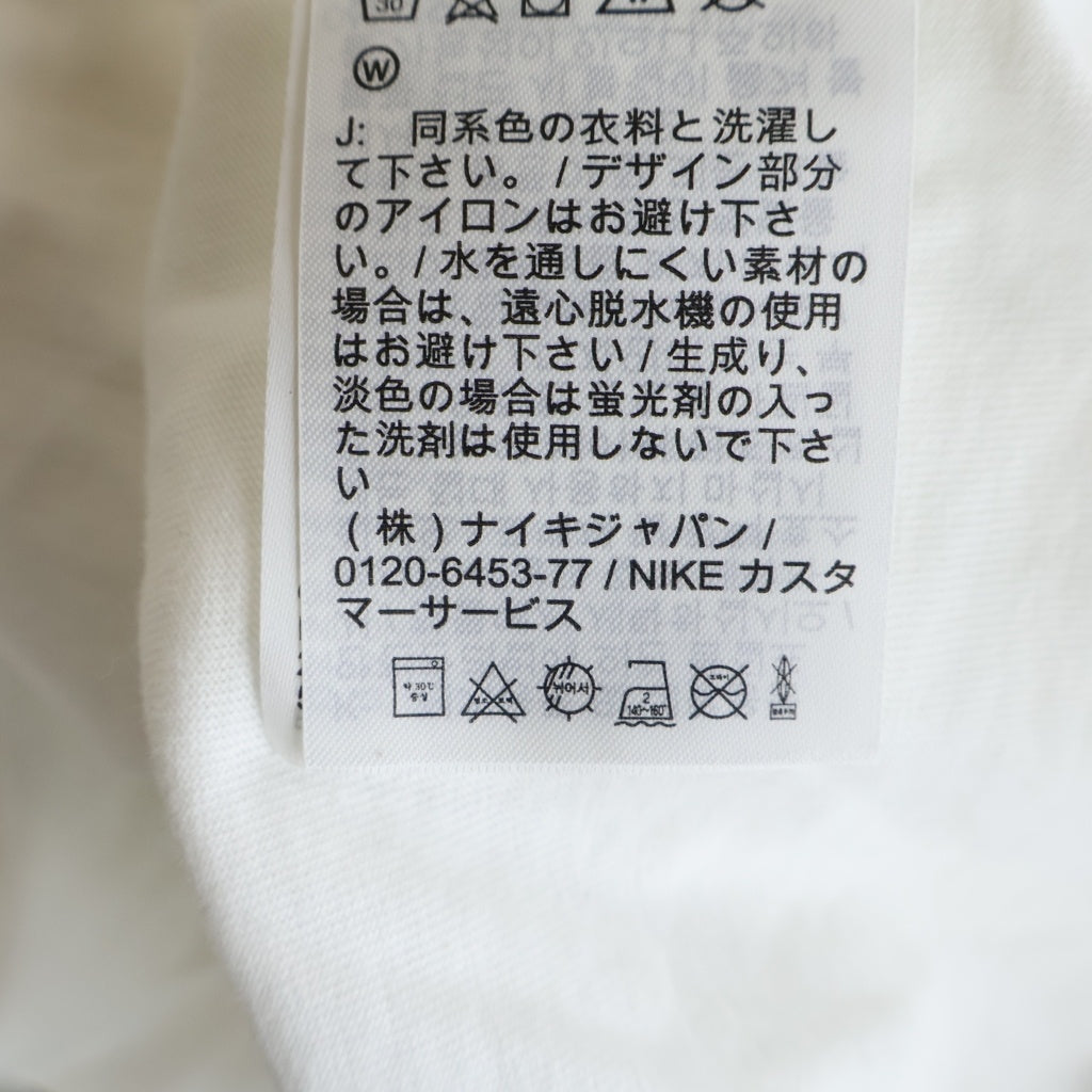 NIKE(ナイキ) 26SS × SAINT Mxxxxxx JORDAN SS TEE セントマイケル ジョーダンロゴ プリント クルーネック 半袖Tシャツ カットソー ホワイト FV4716-100