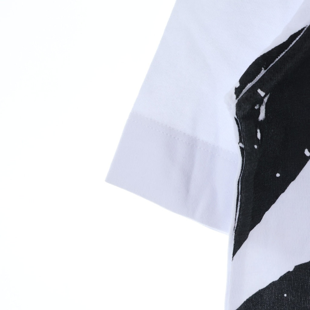 DRIES VAN NOTEN(ドリスヴァンノッテン) LOGO PRINT TEE スクリーン ロゴプリント クルーネック 半袖Tシャツ カットソー ホワイト 7843234251