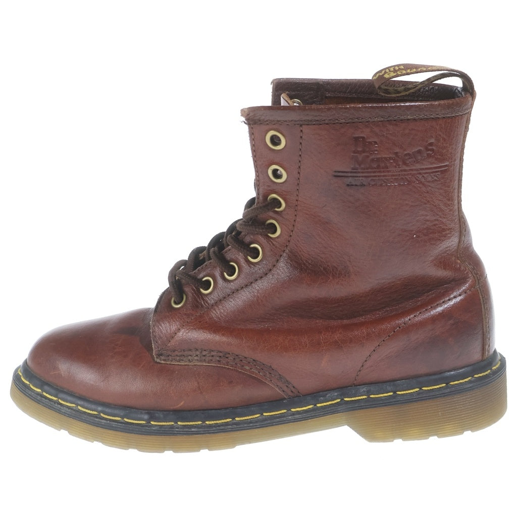 Dr.Martens(ドクターマーチン) 1460 LL 8 EYE BOOTS レースレス 8ホール サイドジップ レザーブーツ レッド
