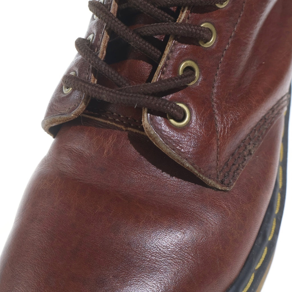 Dr.Martens(ドクターマーチン) 1460 LL 8 EYE BOOTS レースレス 8ホール サイドジップ レザーブーツ レッド