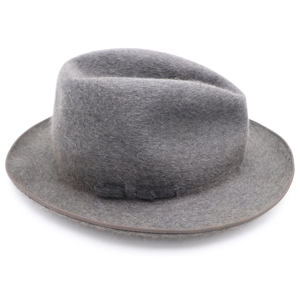 Borsalino(ボルサリーノ) ラビットファー フェルト 中折れ ハット 帽子 グレー