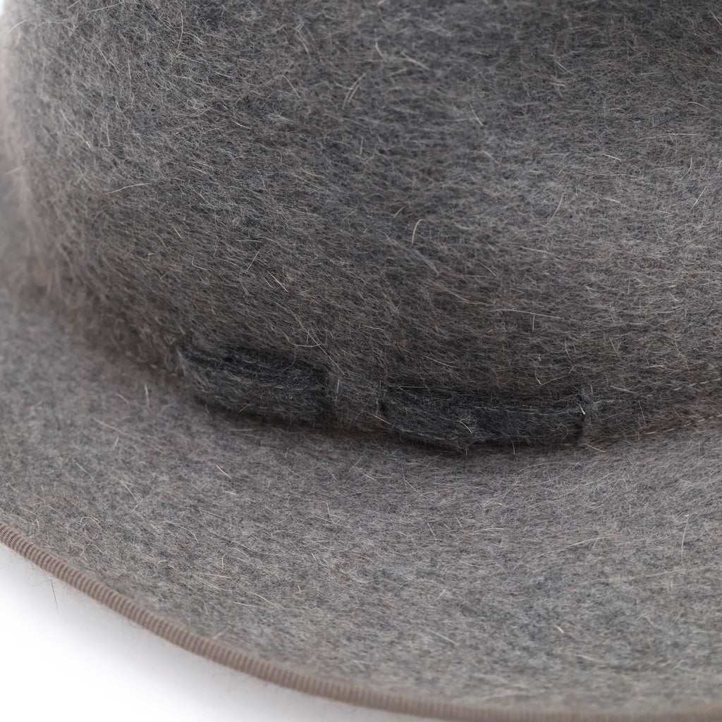 Borsalino(ボルサリーノ) ラビットファー フェルト 中折れ ハット 帽子 グレー