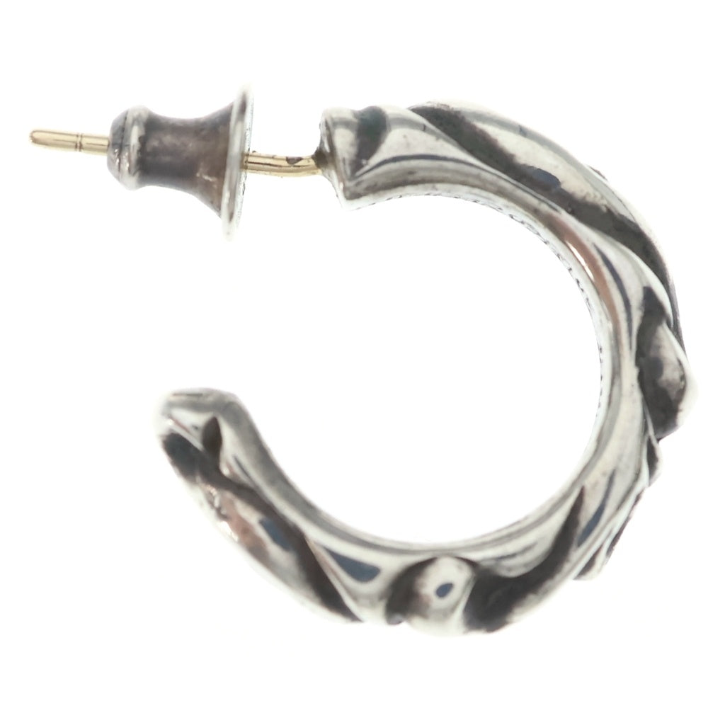 CHROME HEARTS(クロムハーツ) HOOP SCROOL スクロール フープピアス シルバー BCA102